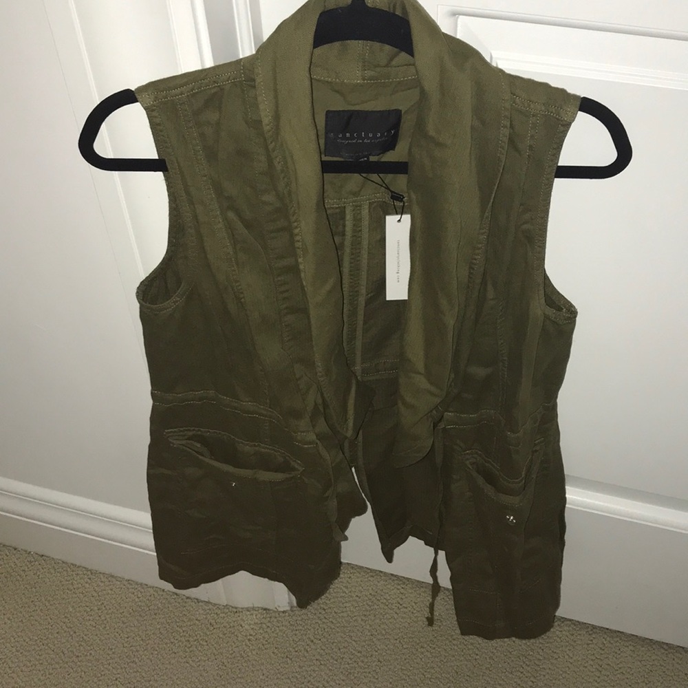 Sanctuary draped vest